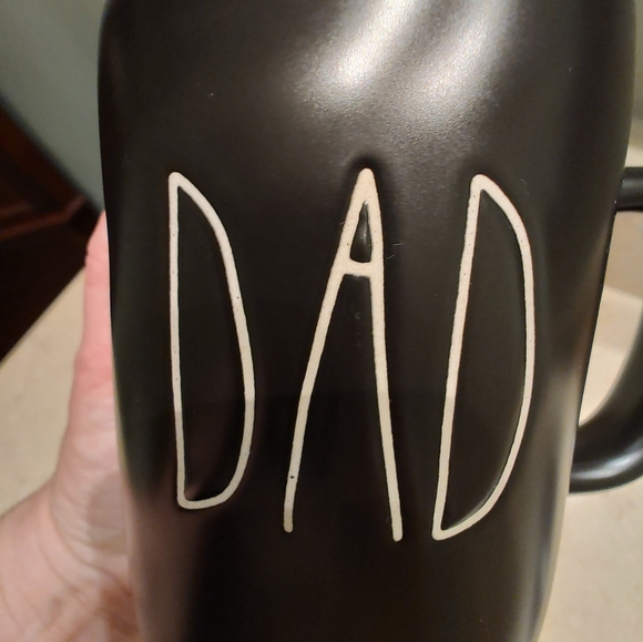 EUC Rae Dunn DAD Black Matte Artisan Collection Coffee Mug by Magenta - Picture 6 of 6